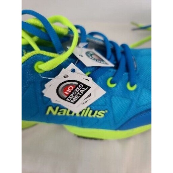 NIB Nautilus Safety Footwear - SZ 8W Blue/Green/Blue safety toe womans - Picture 9 of 12
